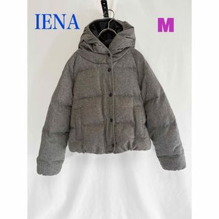 イエナ(IENA)のIENA イエナ ダウンコート　ショート　グレーM(ダウンコート)