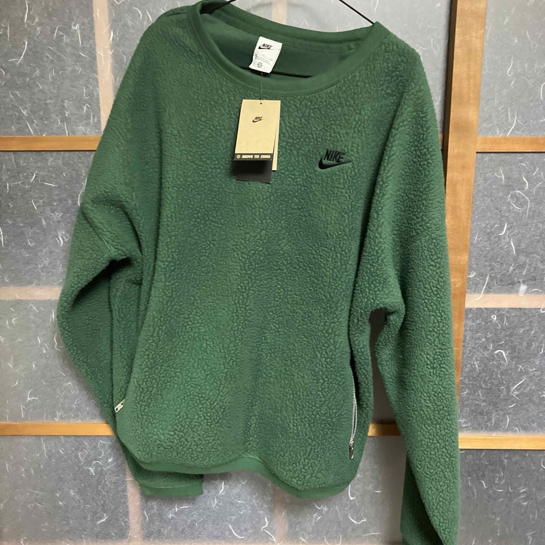 NIKE(ナイキ)のNIKE ナイキ　ウィンタライズド　ボア　ダークグリーン メンズのトップス(その他)の商品写真