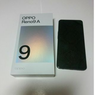 オッポ(OPPO)のOPPO Reno9A ナイトブラック　Y!mobile SIMフリー(スマートフォン本体)