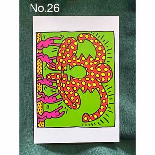 キースヘリング(KEITH HARING)のキースヘリング展　ポストカード1枚　No.26(アート/写真)