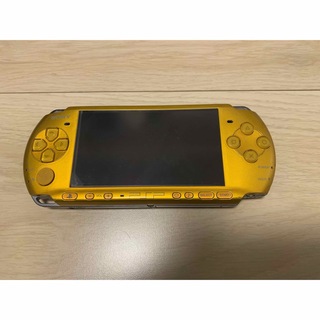 プレイステーションポータブル(PlayStation Portable)のPSP-3000 ゴールド　本体のみ(携帯用ゲーム機本体)