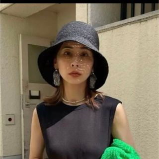 アメリヴィンテージ(Ameri VINTAGE)のMEDI RAFFIA LADY HAT  /アメリヴィンテージ(麦わら帽子/ストローハット)