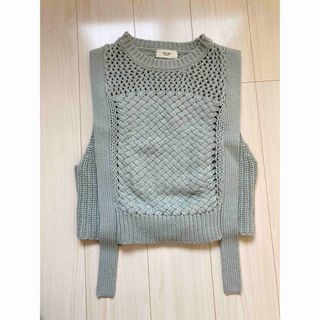 【限定セール】BEAMS HEART / ベルトニットベスト カットソーセット