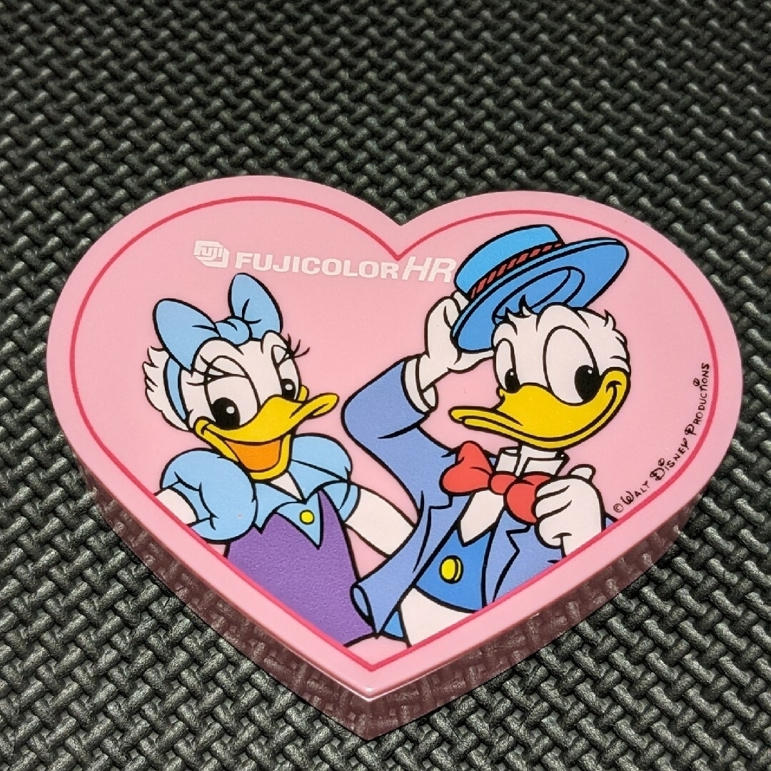 Disney(ディズニー)の非売品　入れ物　ドナルド　デイジー　小物入れ　フジカラー　昭和レトロ　インテリ インテリア/住まい/日用品のインテリア小物(小物入れ)の商品写真