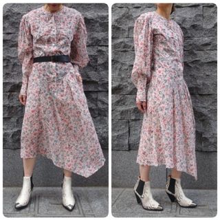 イザベルマラン(Isabel Marant)の【Isabel Marant Etoile】花柄マキシ丈シャツワンピース(ロングワンピース/マキシワンピース)