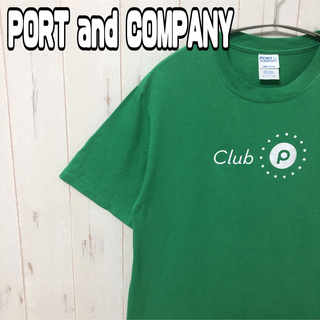 ポートアンドカンパニー 緑 グリーン Tシャツ 半袖 Sサイズ ユニセックス古着(Tシャツ/カットソー(半袖/袖なし))
