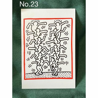 キースヘリング展　ポストカード1枚　No.23