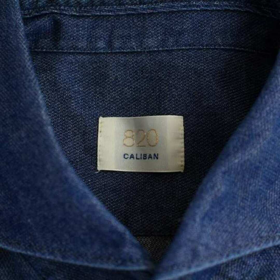 other(アザー)のCALIBAN 820 SLIM シャツ カジュアルシャツ 長袖 41 M 紺 メンズのトップス(シャツ)の商品写真