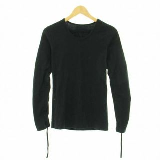 ジュンハシモト LACE UP T-SHIRT L/S Tシャツ カットソー 黒