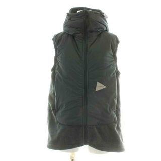 アンドワンダー フリースベスト Top Fleece Vest ジレ 0 M 緑(ベスト/ジレ)