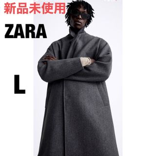 ZARA - ZARA チェスターコート ブラック Sの通販 by えぶりでい｜ザラ