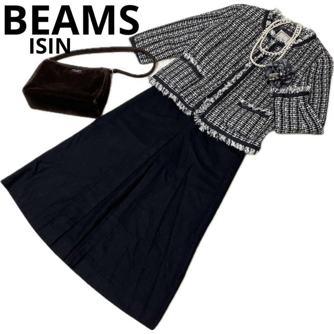 BEAMS(ビームス)のラピスビームス他　フォーマル　セレモニースーツ　上下セット　入卒　長めスカート レディースのフォーマル/ドレス(スーツ)の商品写真