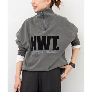 ドゥーズィエムクラス(DEUXIEME CLASSE)の 【ミッキー様専用☆NEWTONE/ニュートーン】 HALF ZIP TOP(トレーナー/スウェット)