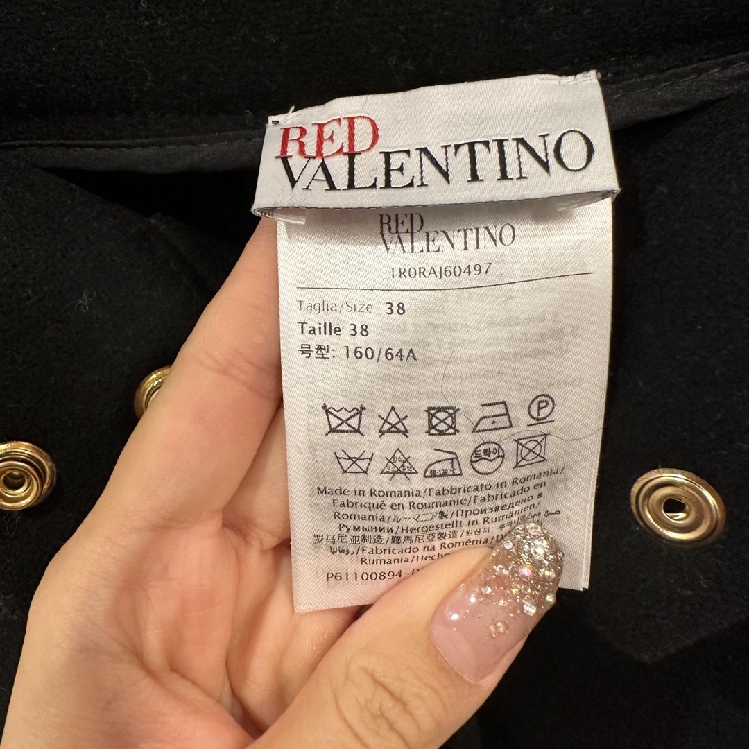 RED VALENTINO ミニスカート　フェルト素材 レディースのスカート(ミニスカート)の商品写真