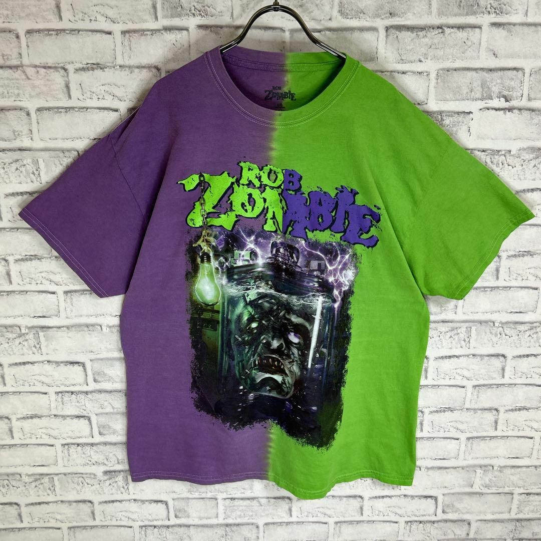 MUSIC TEE(ミュージックティー)のRob Zombie ロブゾンビ Monster Split Tシャツ 半袖 メンズのトップス(Tシャツ/カットソー(半袖/袖なし))の商品写真