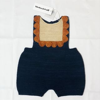 ミーシャアンドパフ(Misha & Puff)の美品 Misha&Puff scallop rompers 3y(ニット)