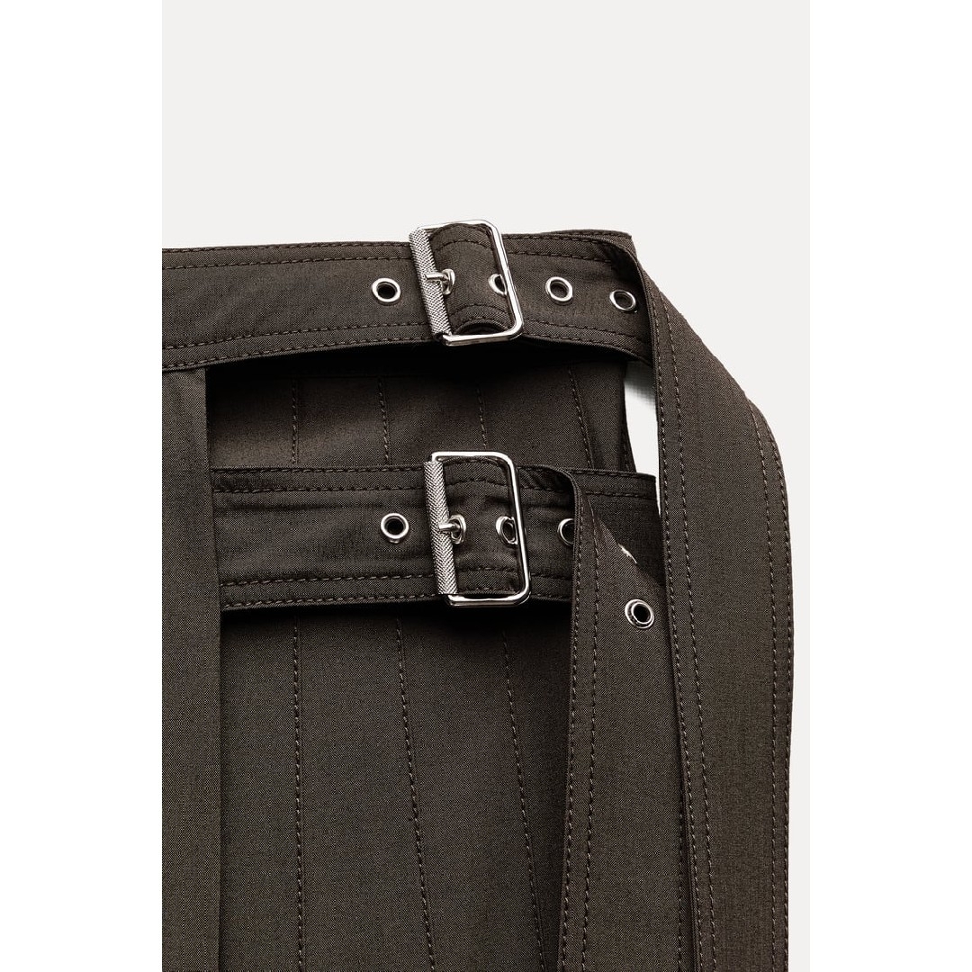 ZARA - ZARA ZW COLLECTION ラップアシンメトリースカート L ZARA - ZARA ZW COLLECTION ラップアシンメトリースカート L