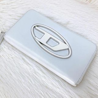 ディーゼル(DIESEL)の✨綺麗✨DIESEL 長財布 ラウンドファスナー 1DR ホワイト　レザー(財布)