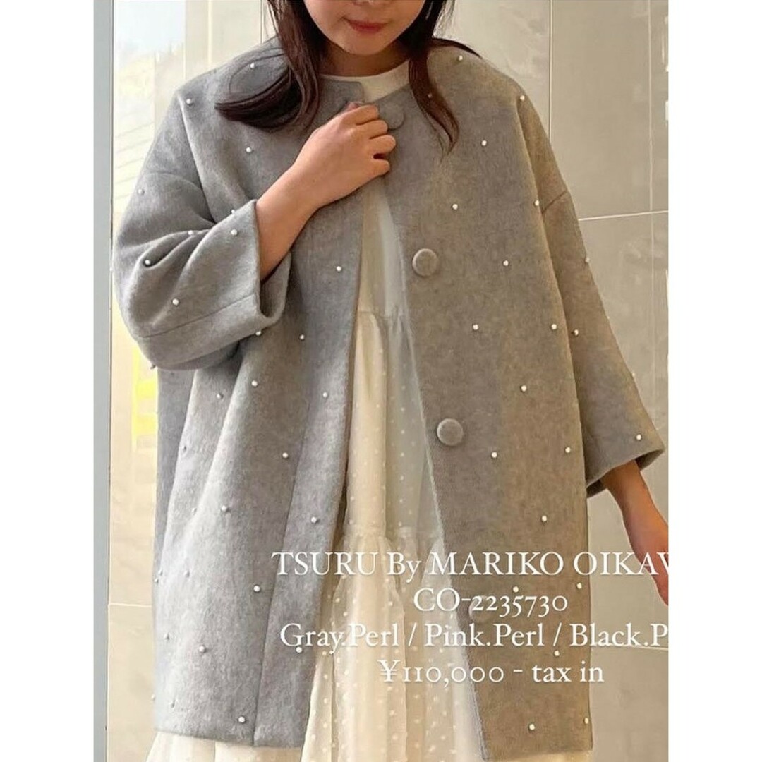 TSURU by Mariko Oikawa(ツルバイマリコオイカワ)のtsuru by mariko oikawa Charles-Louis レディースのジャケット/アウター(ノーカラージャケット)の商品写真