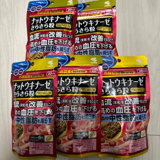 コバヤシセイヤク(小林製薬)の小林製薬の機能性表示食品 ナットウキナーゼ さらさら粒 プレミアムプラス 5袋(その他)