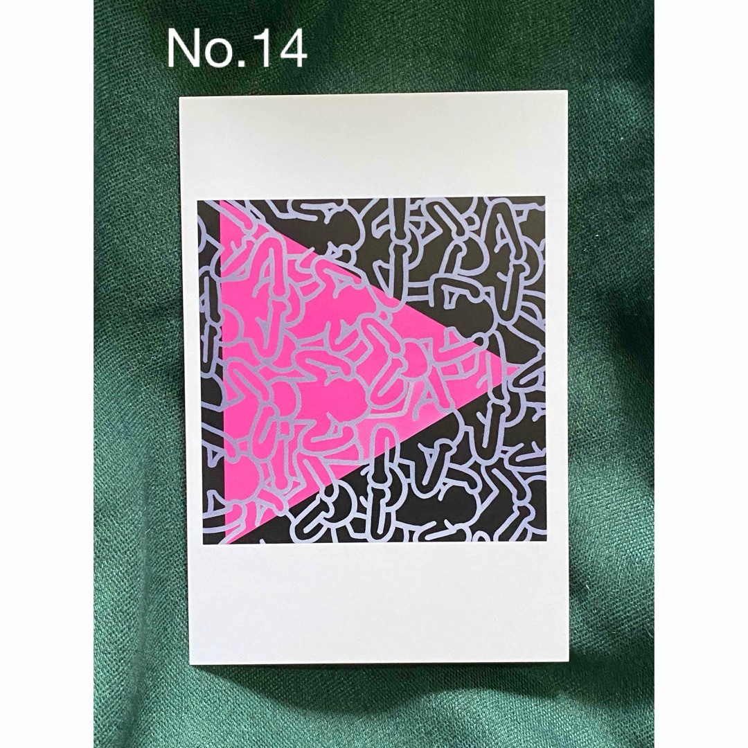 KEITH HARING(キースヘリング)のキースヘリング展　ポストカード1枚　No.14 エンタメ/ホビーのアート用品(その他)の商品写真