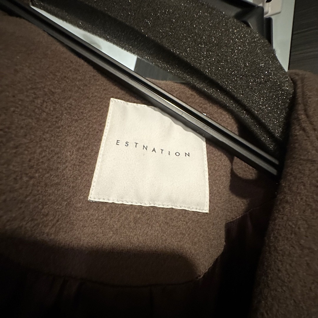 ESTNATION - エストネーション ESTNATION ノーカラーベルテッド ESTNATION - エストネーション ESTNATION ノーカラーベルテッド