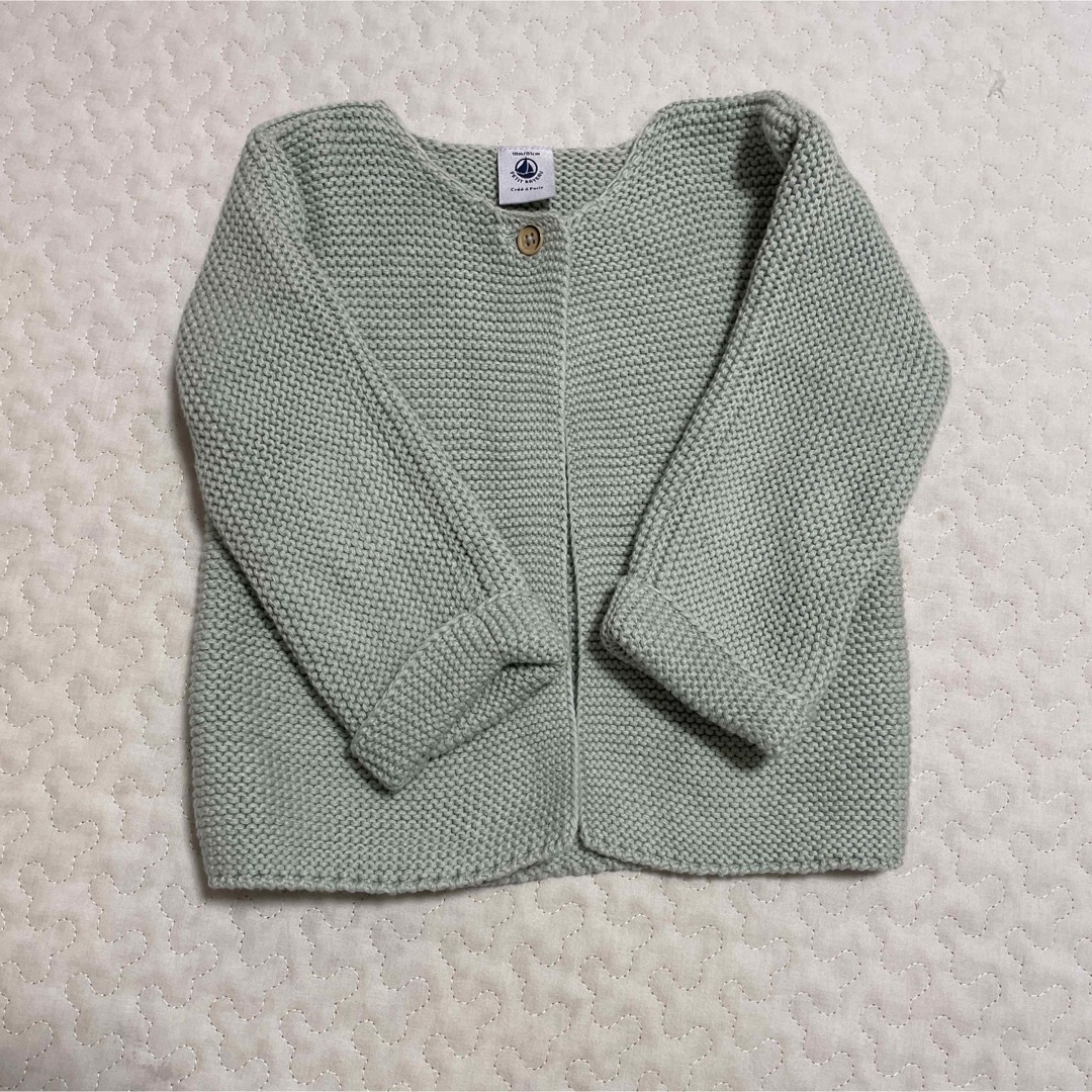 PETIT BATEAU(プチバトー)のプチバトー　カーディガン キッズ/ベビー/マタニティのベビー服(~85cm)(カーディガン/ボレロ)の商品写真