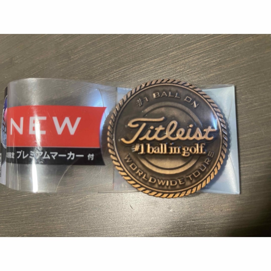 Titleist(タイトリスト)の新品！非売品 Titleist  タイトリスト プレミアムマーカー スポーツ/アウトドアのゴルフ(その他)の商品写真