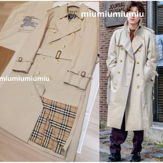 バーバリー(BURBERRY)の本物上質●　メンズトレンチコート　ヴィンテージバーバリー(トレンチコート)