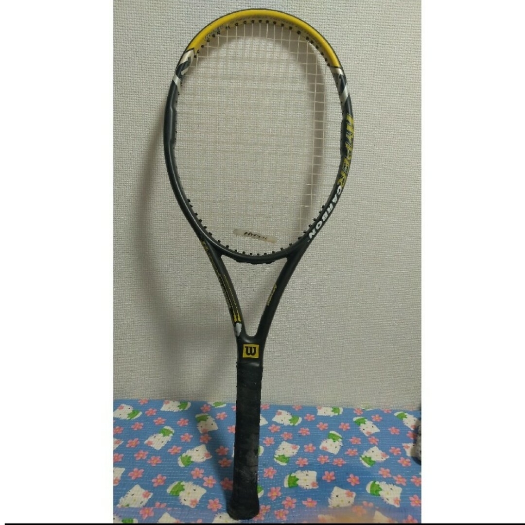 wilson(ウィルソン)の★Wilson テニスラケット HYPERcarbon 6.3① スポーツ/アウトドアのテニス(ラケット)の商品写真