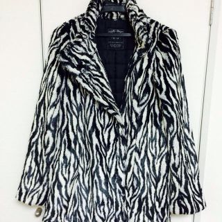 ムルーア(MURUA)のMURUA♡ゼブラ柄コート(毛皮/ファーコート)