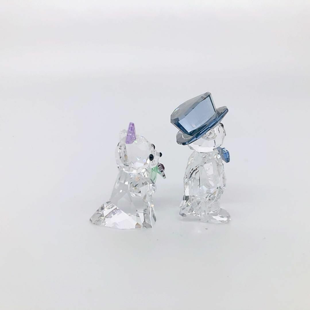 SWAROVSKI(スワロフスキー)の✨美品✨SWAROVSKI スワロフスキー クリスベア あなたと私　結婚式 レディースのファッション小物(その他)の商品写真