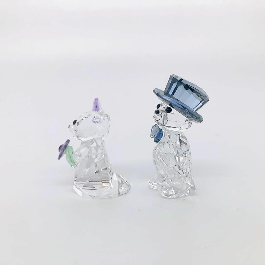 SWAROVSKI(スワロフスキー)の✨美品✨SWAROVSKI スワロフスキー クリスベア あなたと私　結婚式 レディースのファッション小物(その他)の商品写真