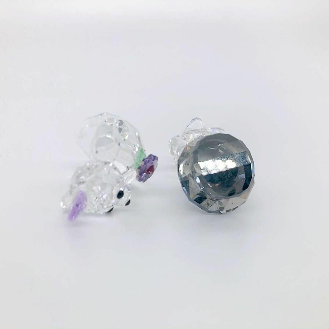 SWAROVSKI(スワロフスキー)の✨美品✨SWAROVSKI スワロフスキー クリスベア あなたと私　結婚式 レディースのファッション小物(その他)の商品写真