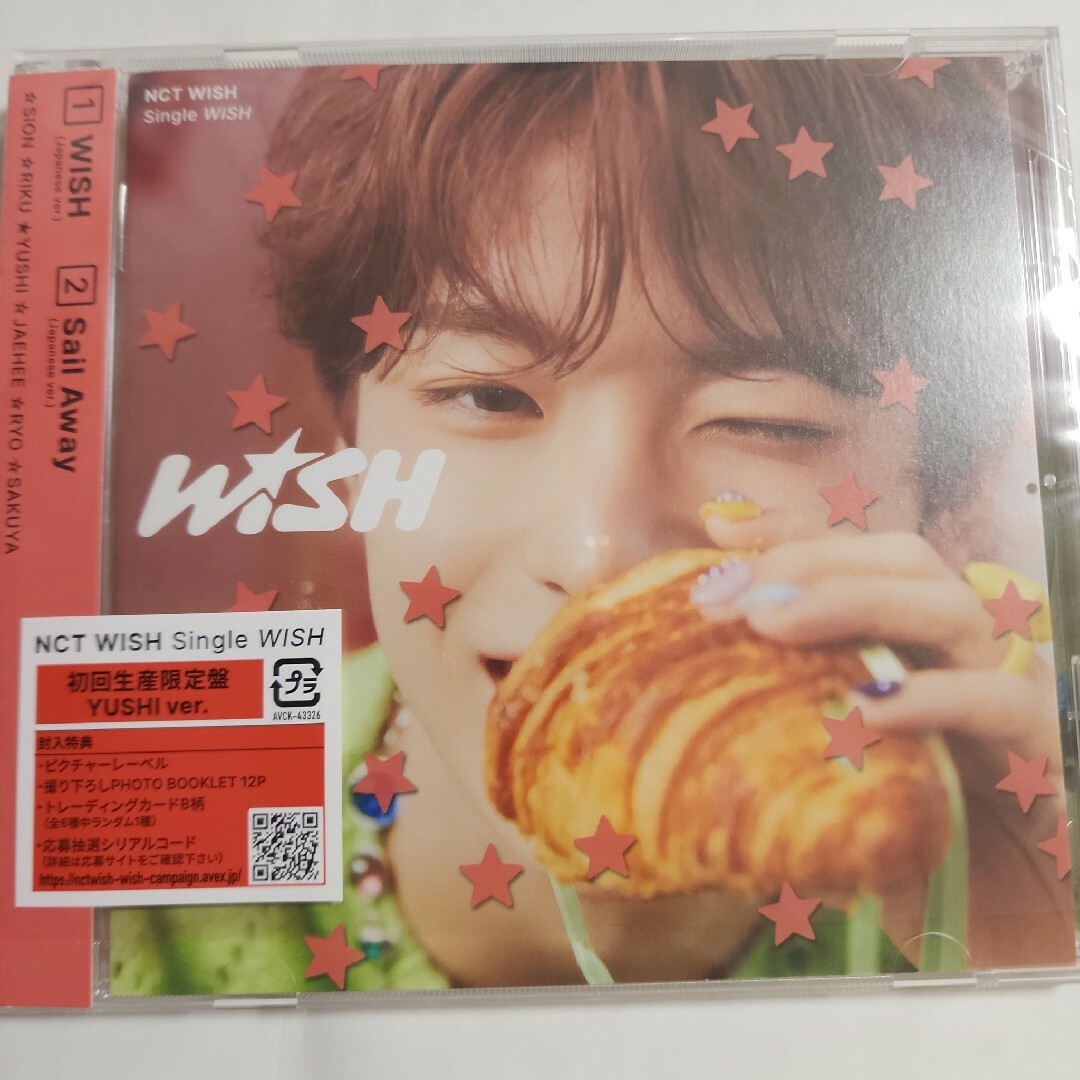 NCT(エヌシーティー)のNCTWISH WISH 初回生産限定盤/YUSHI ver. ※CDのみ※ エンタメ/ホビーのCD(K-POP/アジア)の商品写真