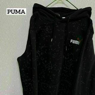 PUMA - PUMA プーマ パーカー フーディー ワンポイント シンプル ロゴ 古着 M
