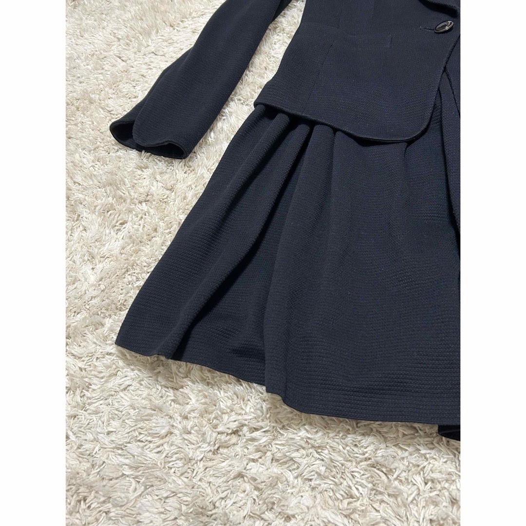 ef-de(エフデ)のef-de エフデ　ジャケット　スカート　セットアップ　ネイビー　サイズ9 M レディースのフォーマル/ドレス(スーツ)の商品写真