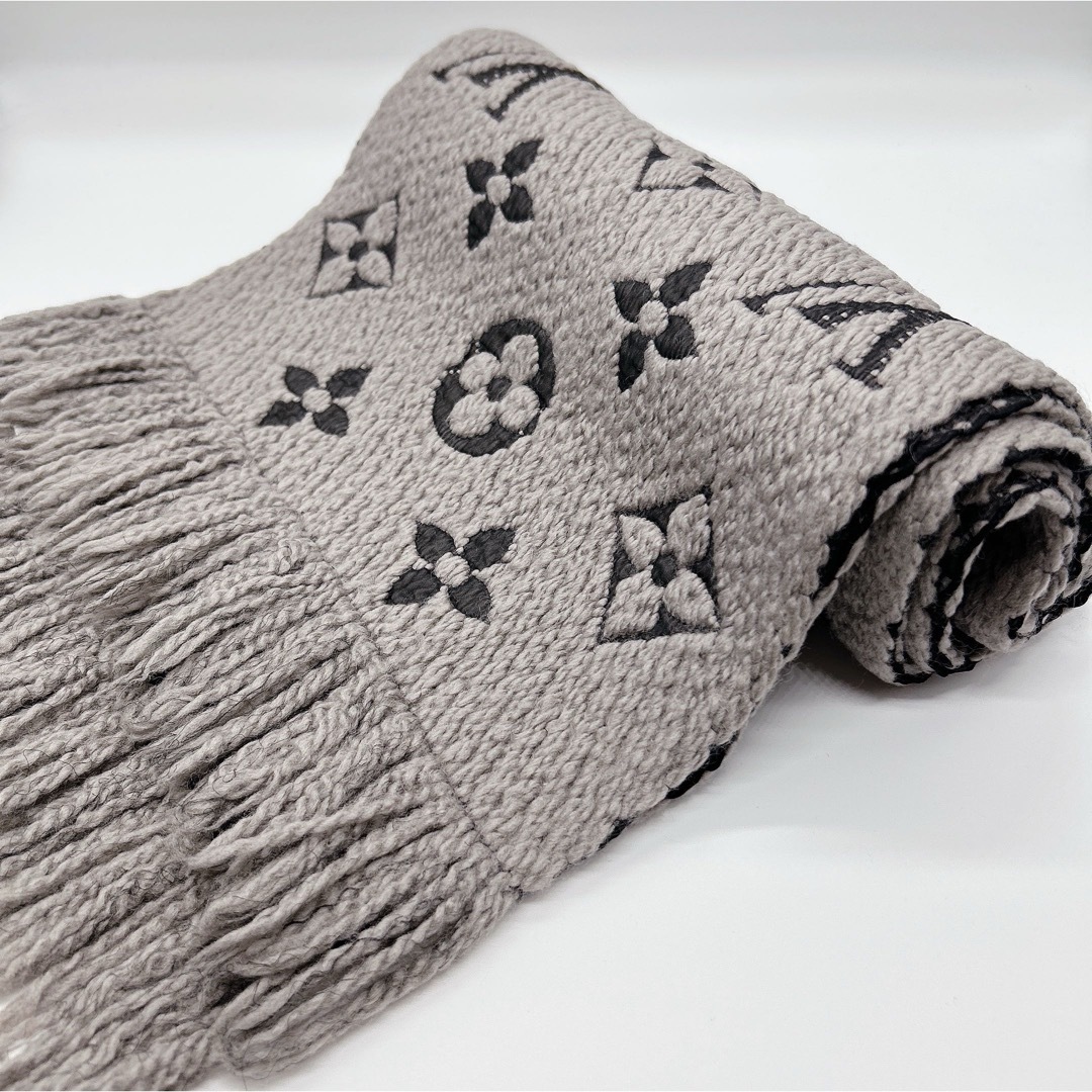 LOUIS VUITTON - 【美品】ルイヴィトン マフラー エシャルプロゴ LOUIS VUITTON - 【美品】ルイヴィトン マフラー エシャルプロゴ