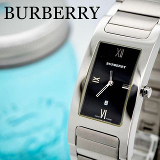 バーバリー(BURBERRY)の533【美品】BURBERRY バーバリー時計　メンズ腕時計　ブラック　スクエア(その他)