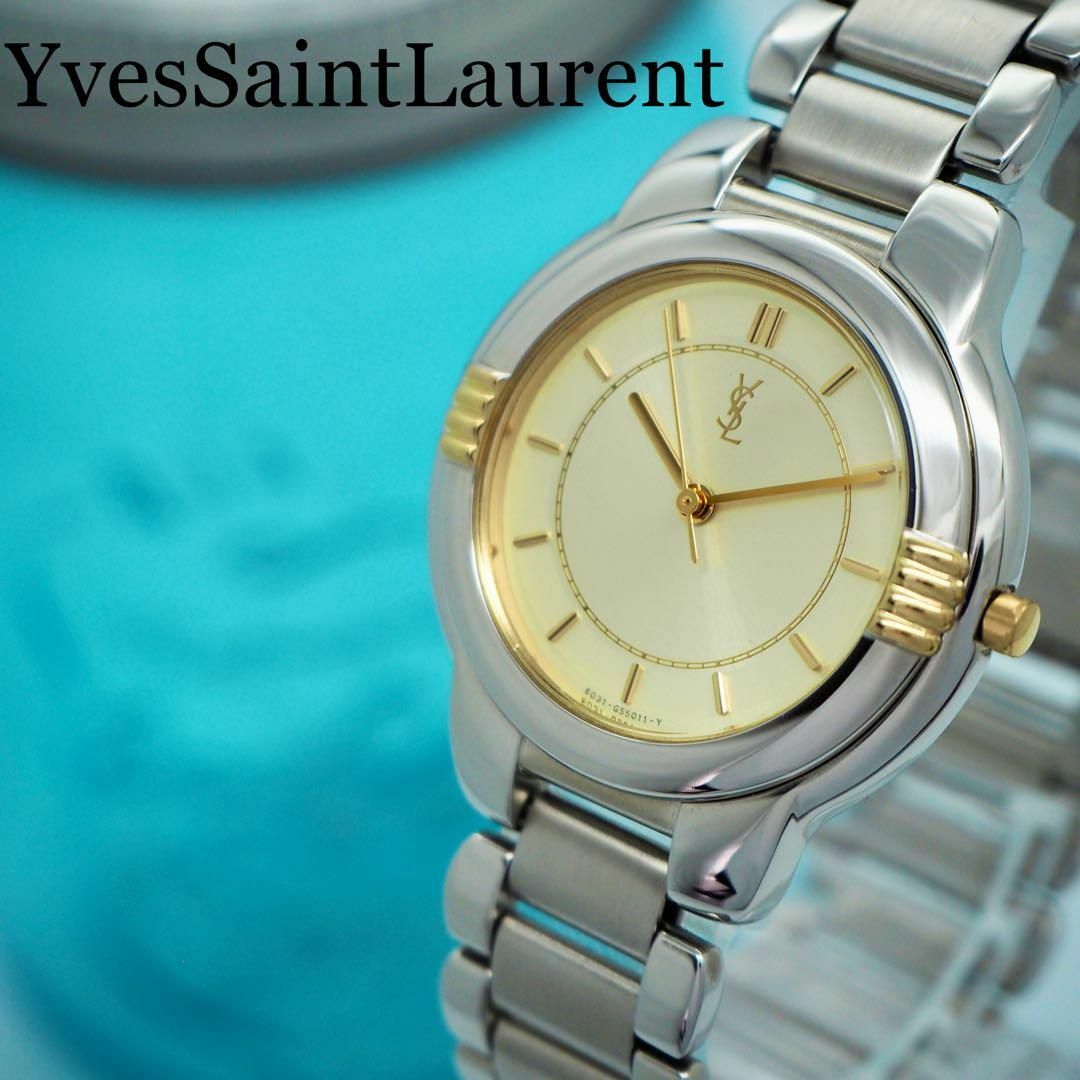 Yves Saint Laurent - 18【美品】YvesSaintLaurent時計 メンズ腕時計 