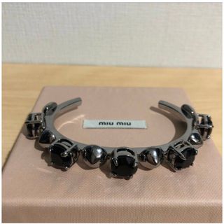 ミュウミュウ(miumiu)の新品  ミュウミュウ　バングル(ブレスレット/バングル)