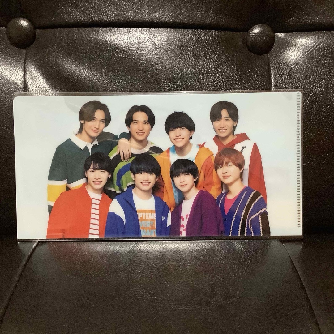 ジャニーズJr.(ジャニーズジュニア)のAmBitiousチケットファイル おいでよ!ミナミ笑店街春松竹 真弓ネームタグ エンタメ/ホビーのタレントグッズ(アイドルグッズ)の商品写真