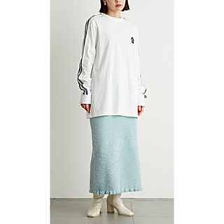 リリーブラウン(Lily Brown)の新品未使用品 限定LILY BROWN×MARY QUANTオーバーＴシャツ(Tシャツ(長袖/七分))