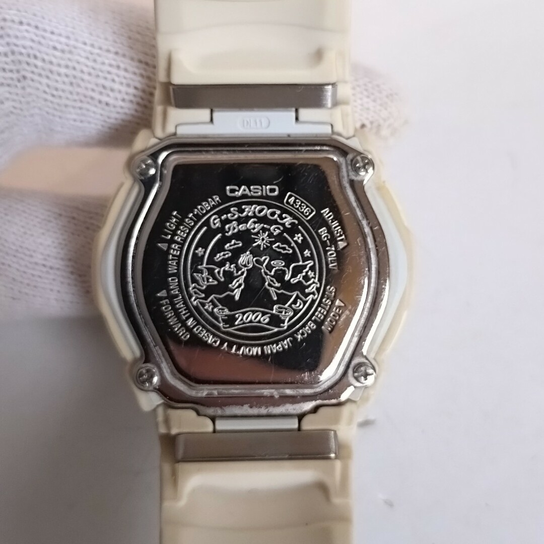 Baby-G(ベビージー)のCASIO baby-G レディース　キッズ　腕時計 アナデジ　BG-70LV メンズの時計(腕時計(デジタル))の商品写真