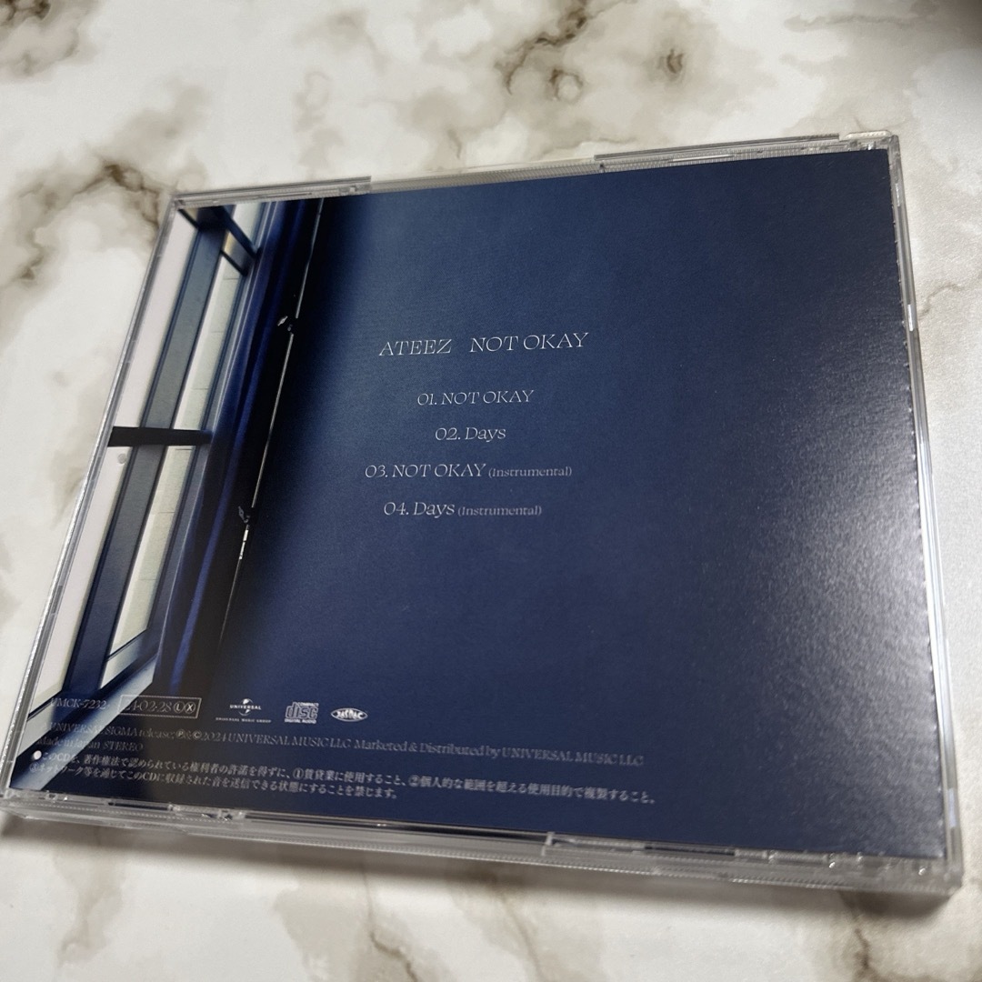 ATEEZ(エイティーズ)のateez NOTOKAY（初回フラッシュプライス盤）ソンファ エンタメ/ホビーのCD(K-POP/アジア)の商品写真
