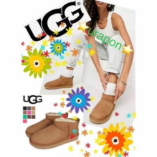 アグ(UGG)の国内正規品✨未使用✨26✨UGG✨CLASSIC ULTRA MINI✨ムートン(ブーツ)