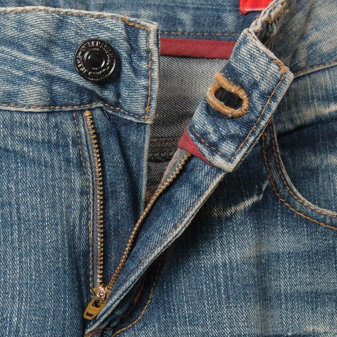 しまむら(シマムラ)のしまむら UJ ストレートデニム ブルー 32インチ メンズのパンツ(デニム/ジーンズ)の商品写真