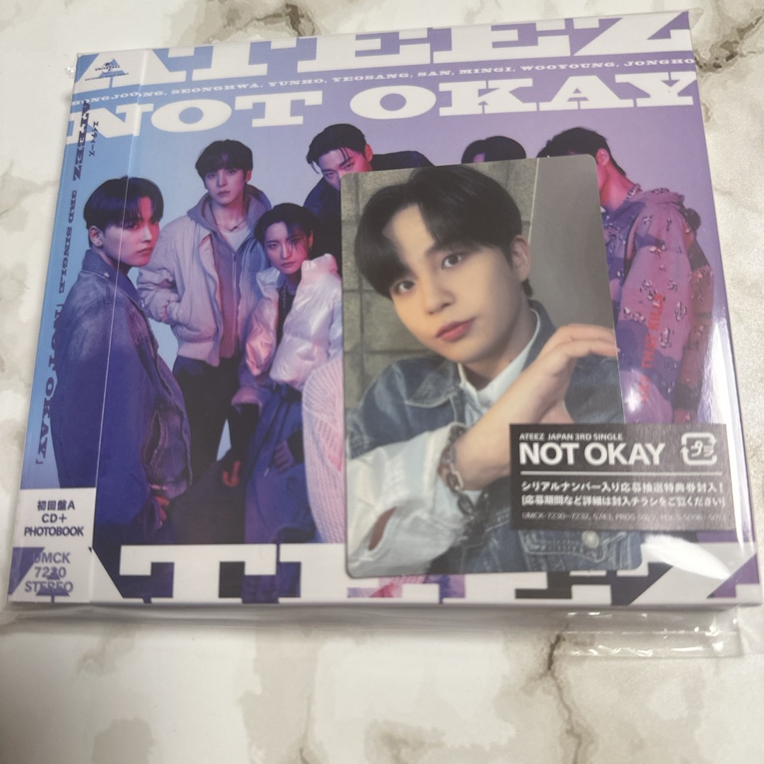 ATEEZ(エイティーズ)のateez NOTOKAY（初回盤A）ジョンホ エンタメ/ホビーのCD(K-POP/アジア)の商品写真