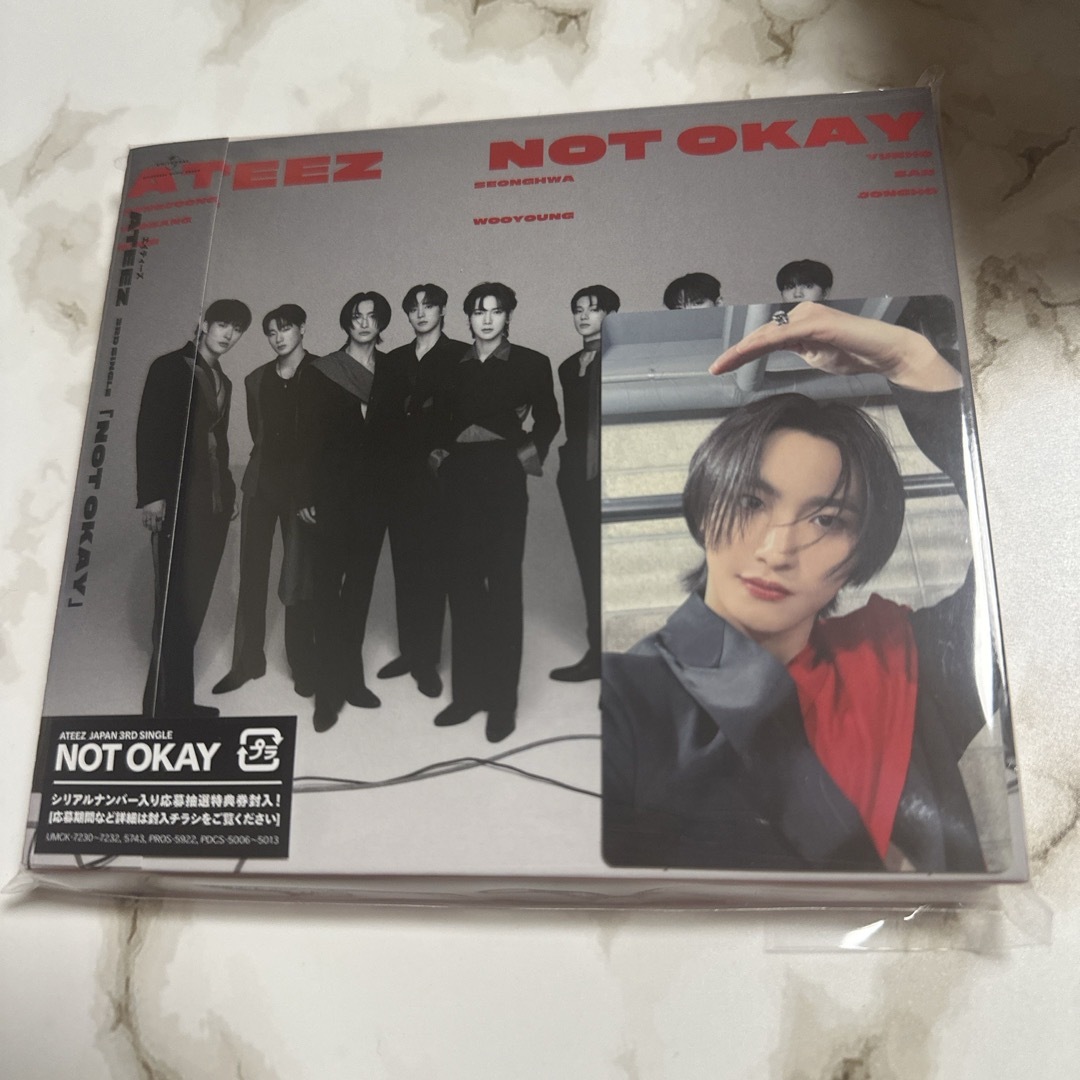 ATEEZ(エイティーズ)のateez NOTOKAY（初回盤B） ソンファ エンタメ/ホビーのCD(K-POP/アジア)の商品写真