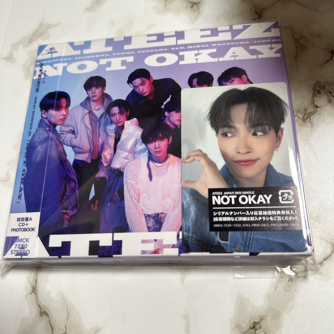 ATEEZ(エイティーズ)のateez NOTOKAY（初回盤A）ホンジュン エンタメ/ホビーのCD(K-POP/アジア)の商品写真